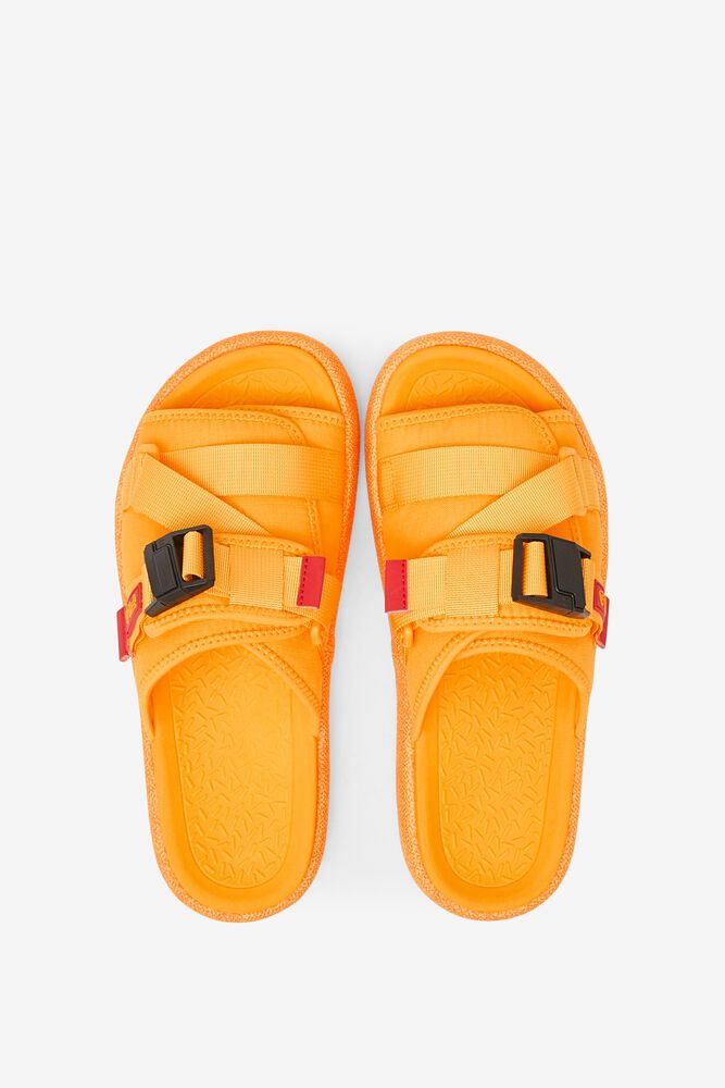 Fila Atlas Slide Yellow Shop Fila Thailand Sandals Mens